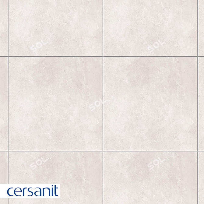 Cersanit Carpet Beige Porcelain Stoneware 3D model image 1