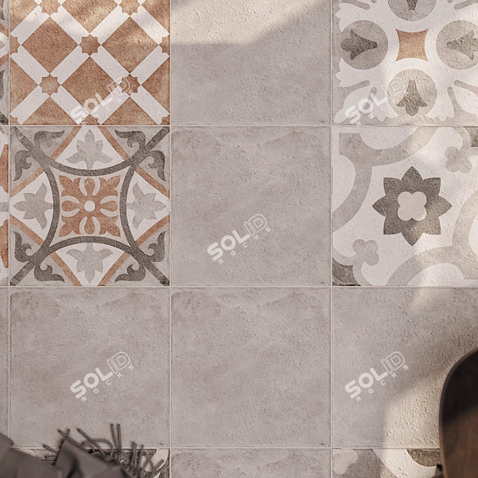 Cersanit Carpet Beige Porcelain Stoneware 3D model image 3