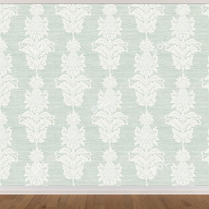 Seamless Wallpaper Set - 3 Colors 3D model image 4