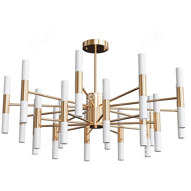 Elegant Bogate's Bastone Chandelier 3D model image 3