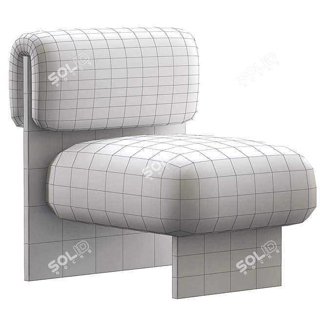 Fomu Lart Lounge Chair - Stylish and Comfortable 3D model image 5