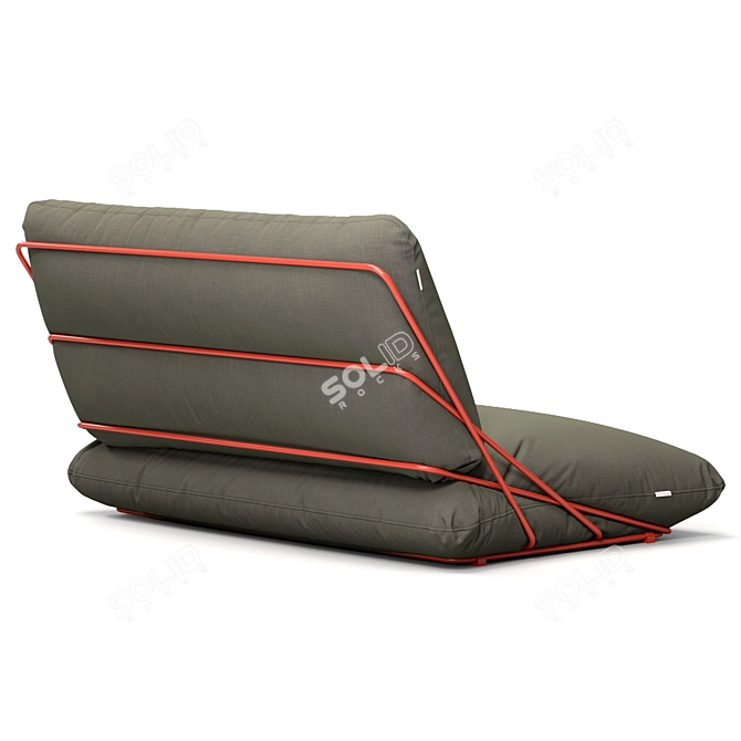 Valentina Diabla: Stylish Outdoor Sofa 3D model image 4