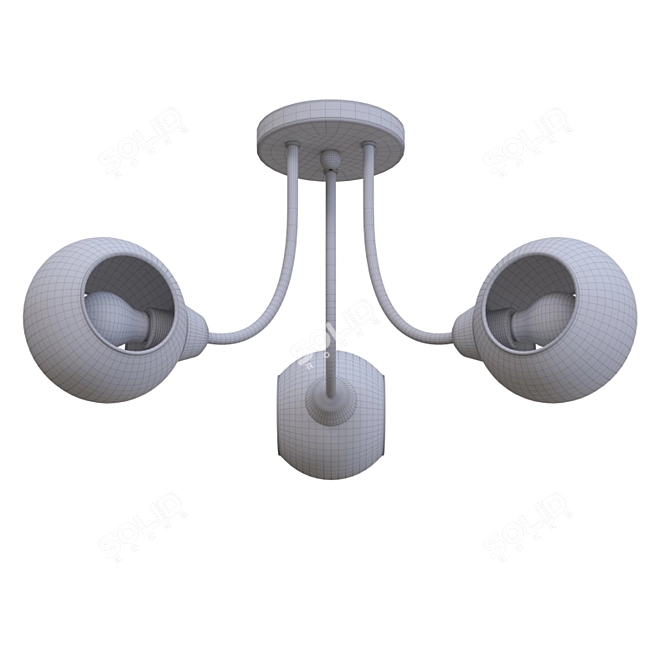 Evoluce SLE102102-03 Pendant Light 3D model image 3