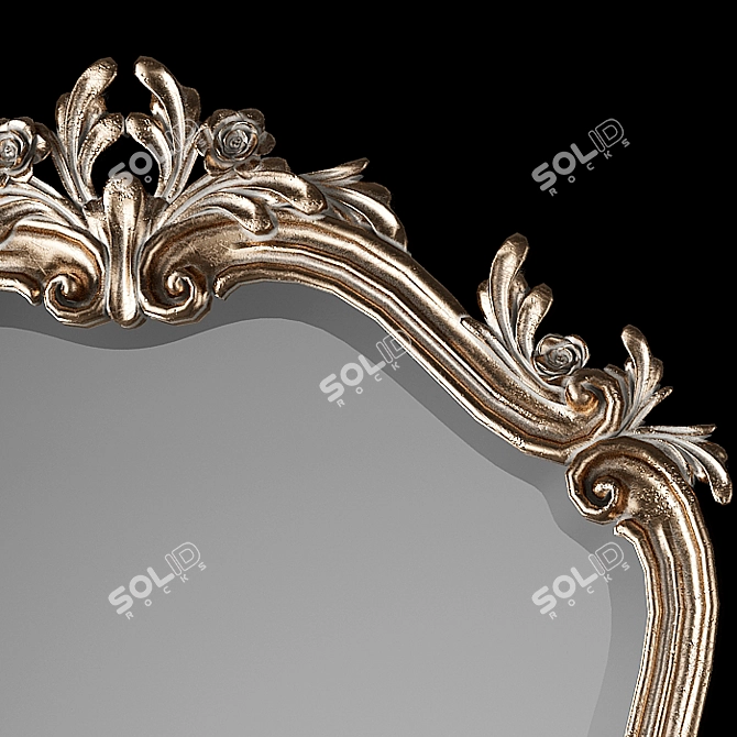 Tuscan Elegance Mirror: Roberto Giovannini 3D model image 2