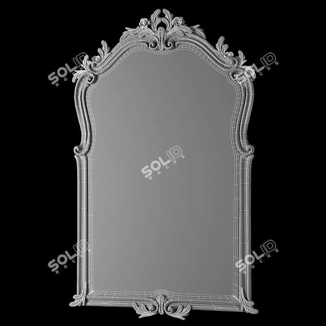 Tuscan Elegance Mirror: Roberto Giovannini 3D model image 3