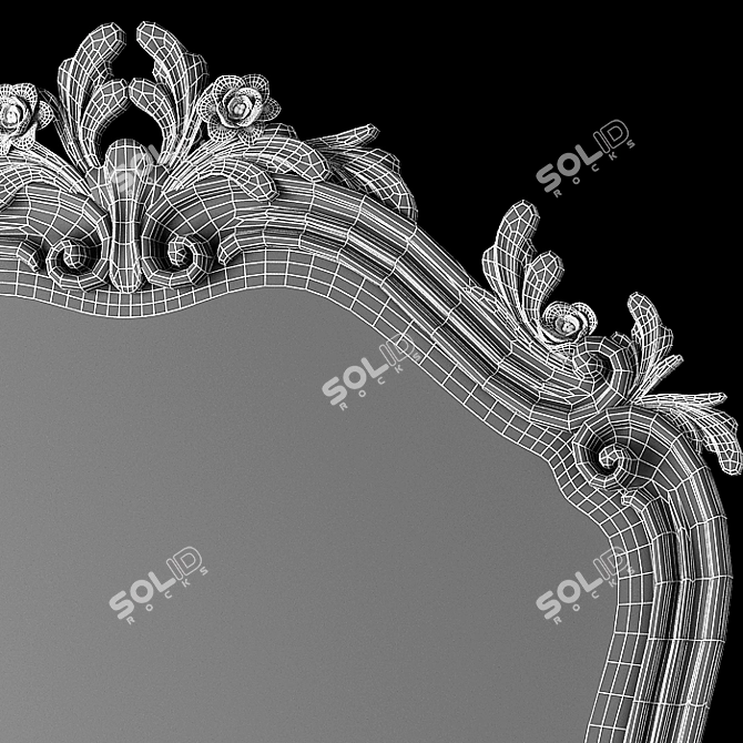 Tuscan Elegance Mirror: Roberto Giovannini 3D model image 4