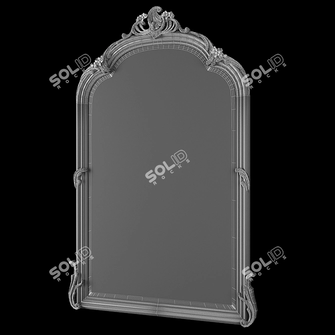 Plush Reflect: Soft Mirror 3D model image 2