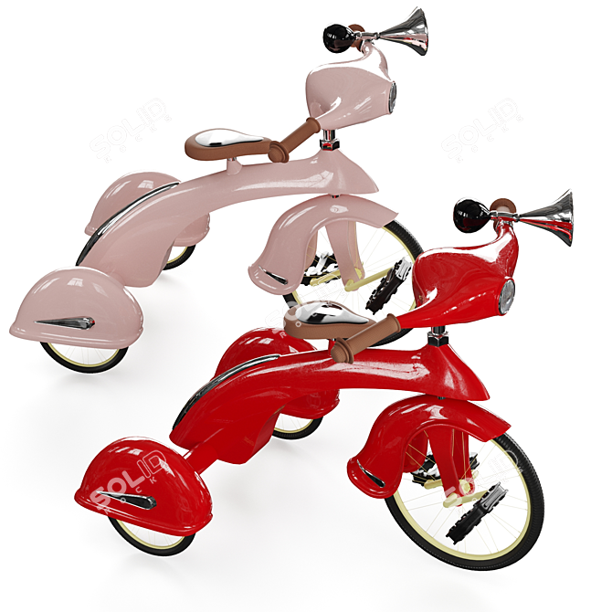 2014 Baby Bike Tricycle: Fun and Functional 3D model image 1