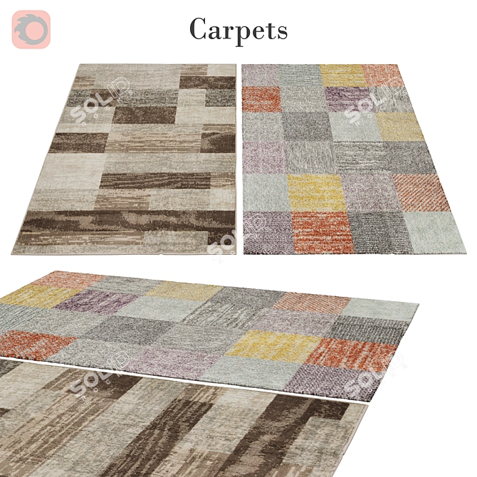 Poly Rug: 3 888 | Vet Approved 3D model image 1