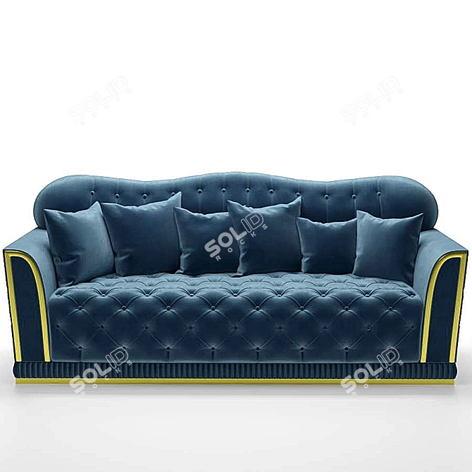 Elegant Melania Sofa 3D model image 2