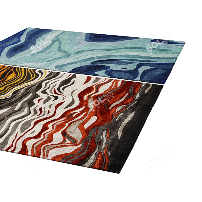 Premium Poly Rug - 30 Sizes 3D model image 2