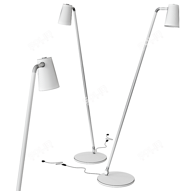 Contardi UP Metal Floor Lamp 3D model image 2