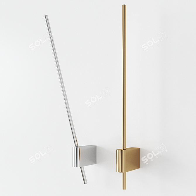 German Designed AX LED Wall Lamp 3D model image 1