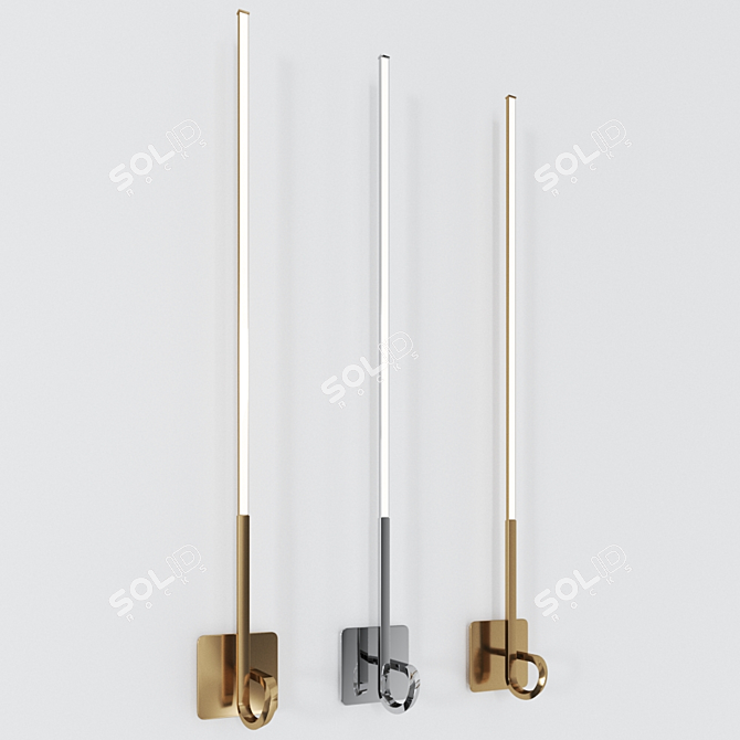 Mantra Sconce Cinto 6134: Elegant Spanish Wall Lamp 3D model image 1