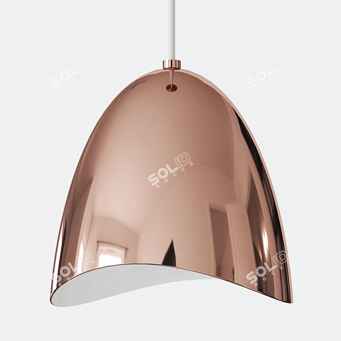 MIRAGE Suspension Lamp: Sleek Italian Design 3D model image 2