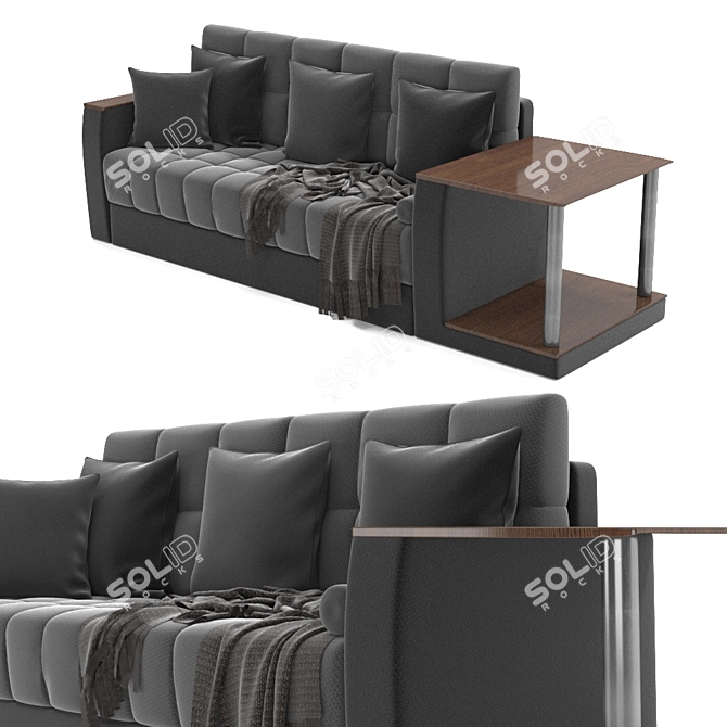 Atlanta Modern Stylish Sofa 3D model image 2