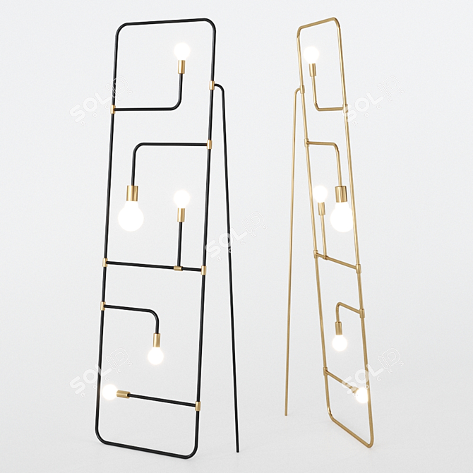 Elegant Beaubien 01 Floor Lamp 3D model image 2