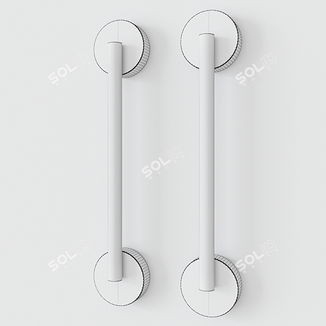 Minimalist Tube Sconce by Atelier Areti 3D model image 2