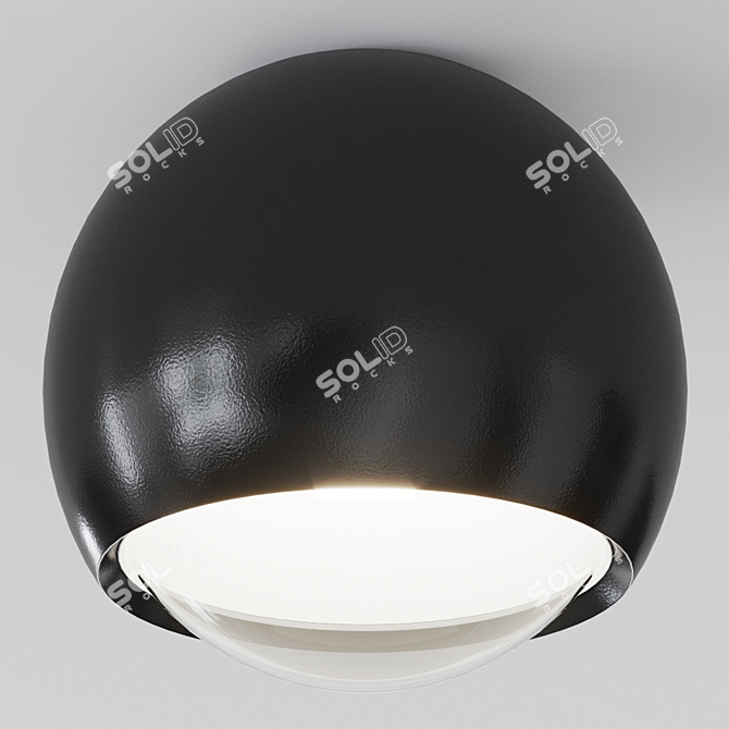 Occhio Io Sospeso: Stylish German Ceiling Lamp 3D model image 2