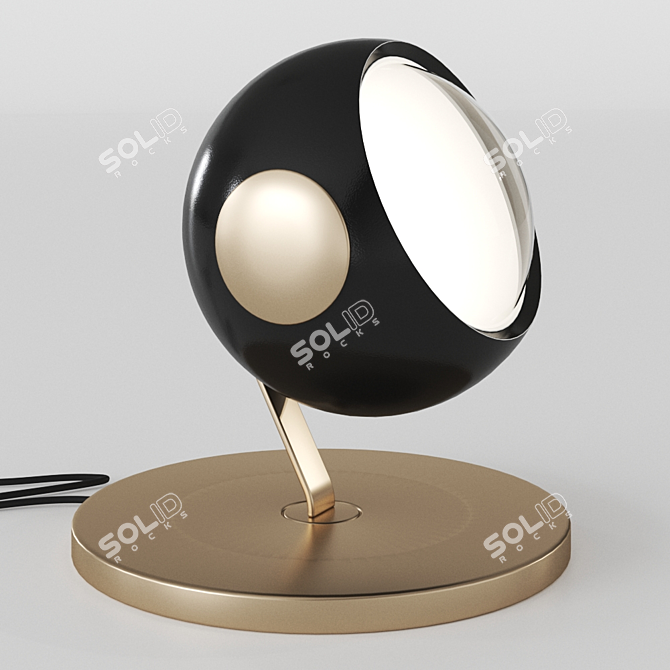 Elegant Suspended Illumination: Occhio Table Lamp 3D model image 2