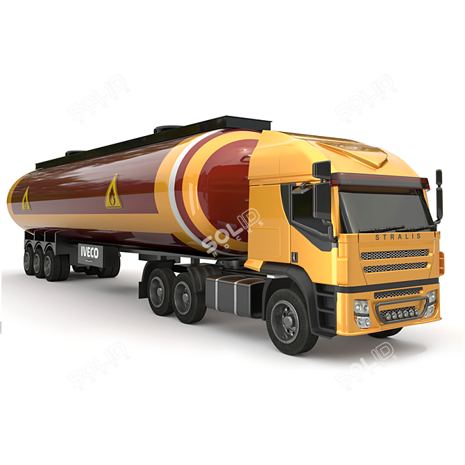  Powerful and Versatile Iveco Truck 3D model image 1