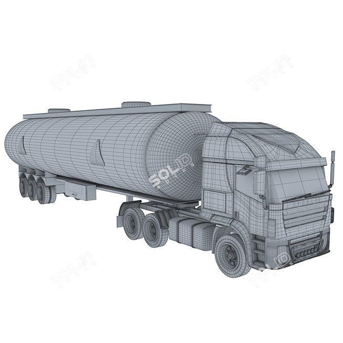  Powerful and Versatile Iveco Truck 3D model image 5