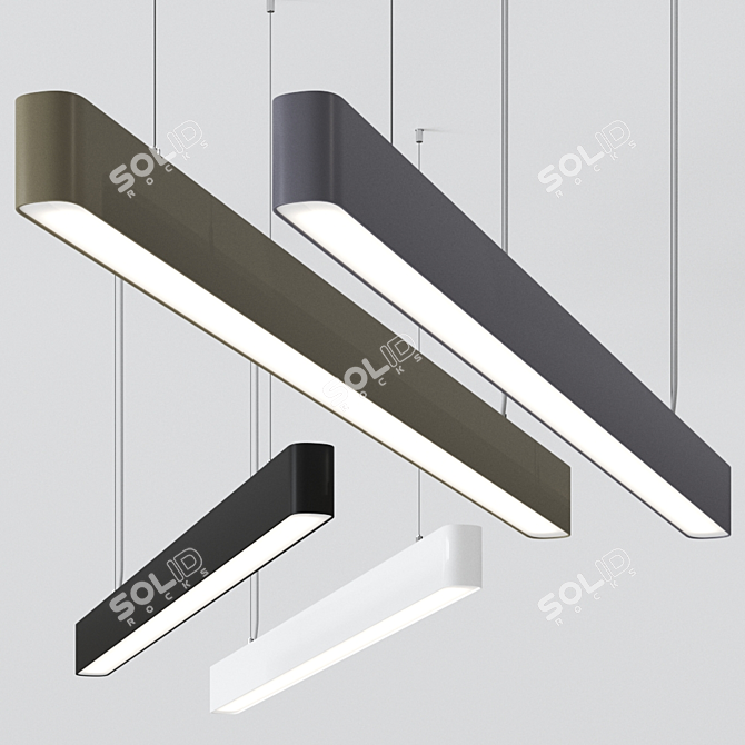 Caleo-G3/R4 Pendant Lamp: Modern German Design 3D model image 1