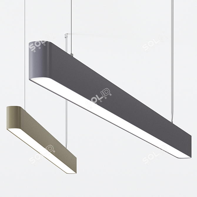 Caleo-G3/R4 Pendant Lamp: Modern German Design 3D model image 2