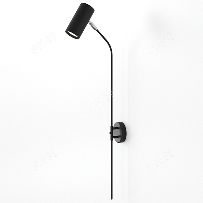 Sleek Minipoint VX227 Wall Sconce 3D model image 2