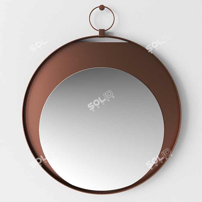 Italian Elegance: Sesto Senso Mirror 3D model image 1