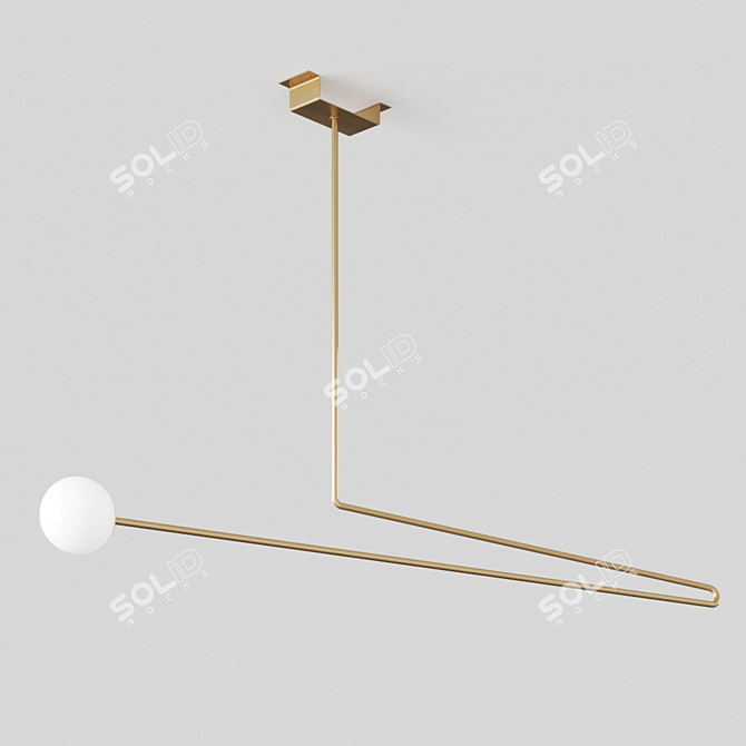 Untold Beauty Pendant Lamp 3D model image 1