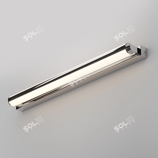 Sleek LED Mirror Light 3D model image 2