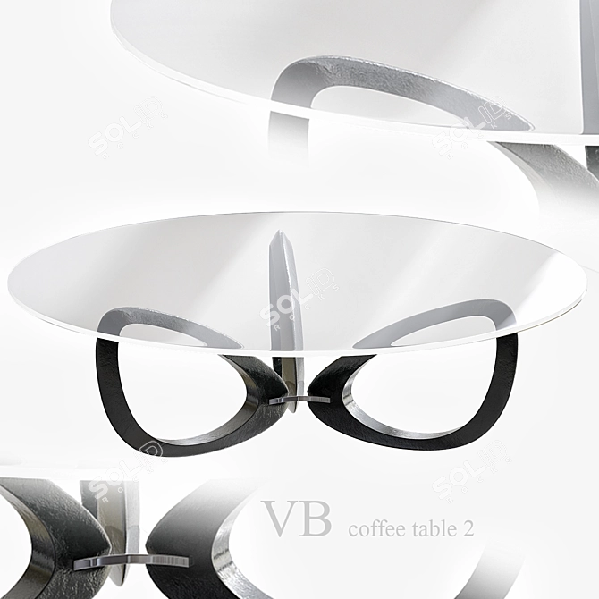Modern VB Coffee Table 2 3D model image 2