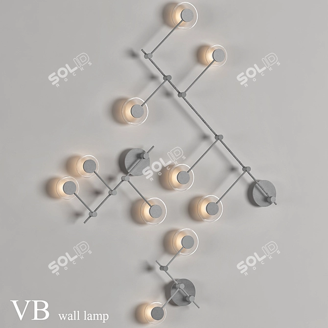 VB IllumiWall Lamp 3D model image 1