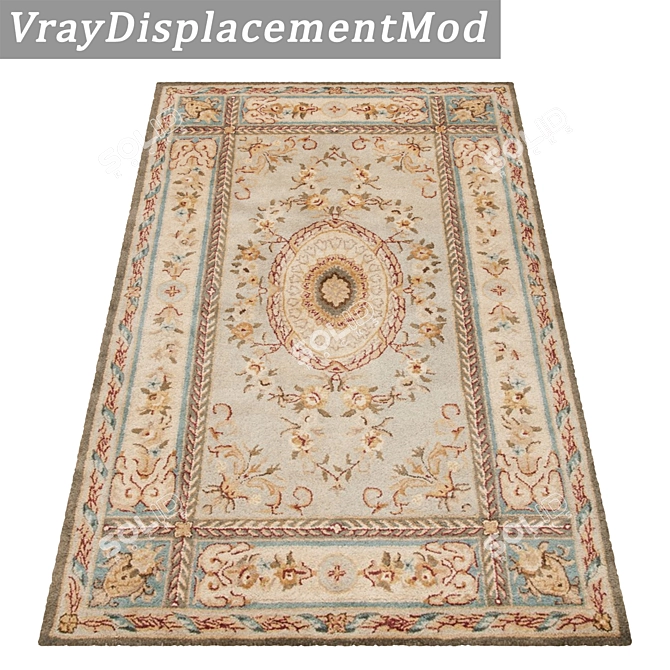 High-Quality Carpet Set 3D model image 3