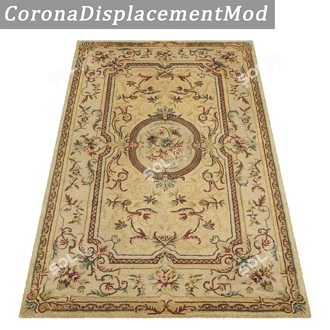 High-Quality Carpet Set 3D model image 4