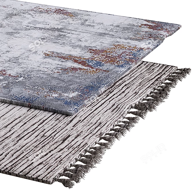 Luxury Carpets: Elegant and Durable 3D model image 2