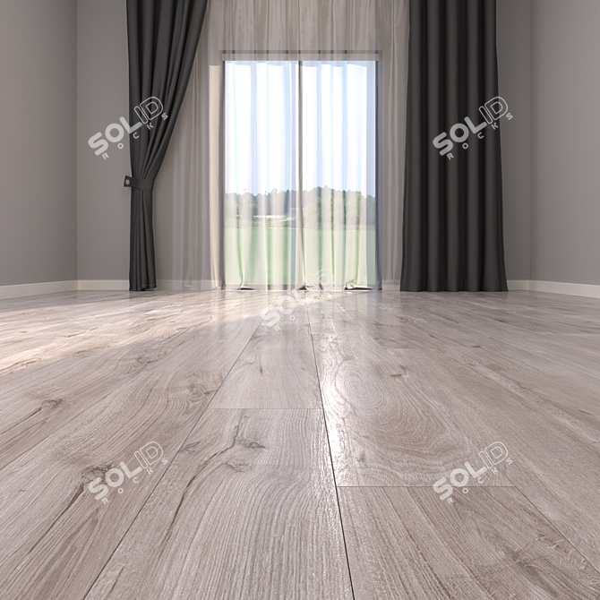 Elegant Mumble G Parquet 3D model image 2