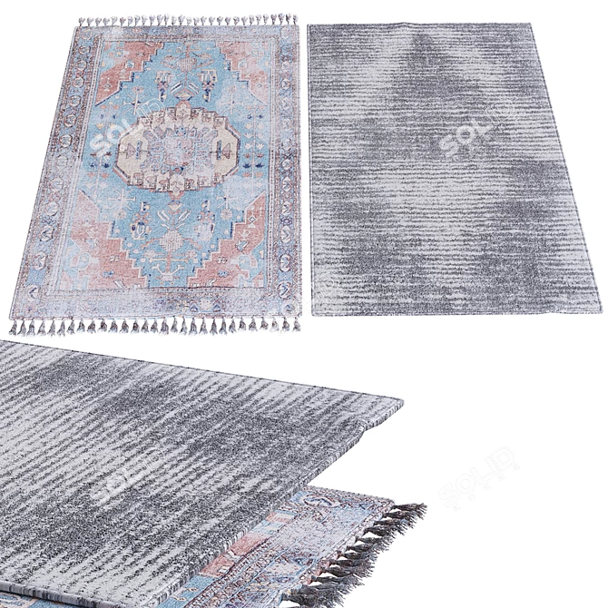 Luxury Carpets Collection 3D model image 1