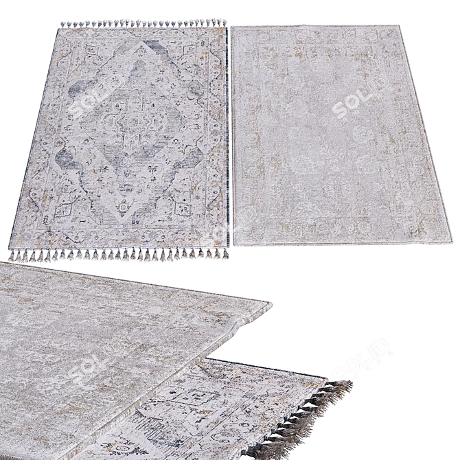 Luxury Carpet Collection: Chic, Stylish, Durable 3D model image 1