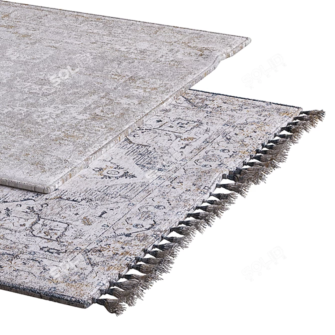 Luxury Carpet Collection: Chic, Stylish, Durable 3D model image 2