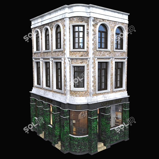 Premium Brick Building Set 3D model image 1