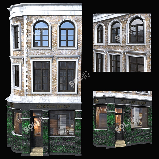 Premium Brick Building Set 3D model image 3