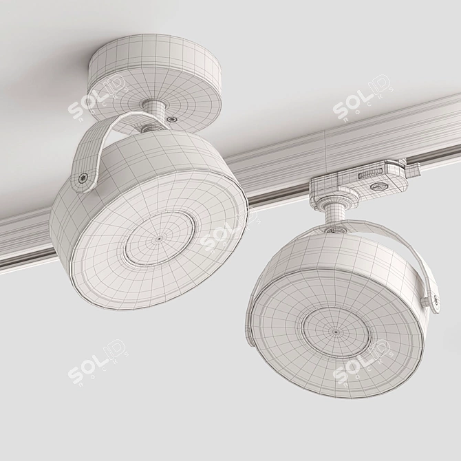 AQForm Ceres QRLed Spotlights: Precision and Efficiency 3D model image 5