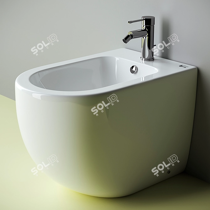 Metropol Floor Bidet - CN4005 by Ceramica Nova 3D model image 2