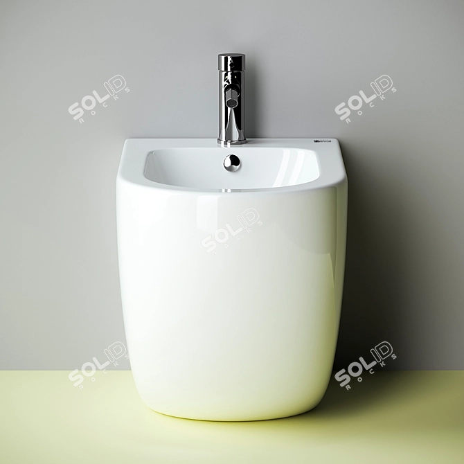 Metropol Floor Bidet - CN4005 by Ceramica Nova 3D model image 3