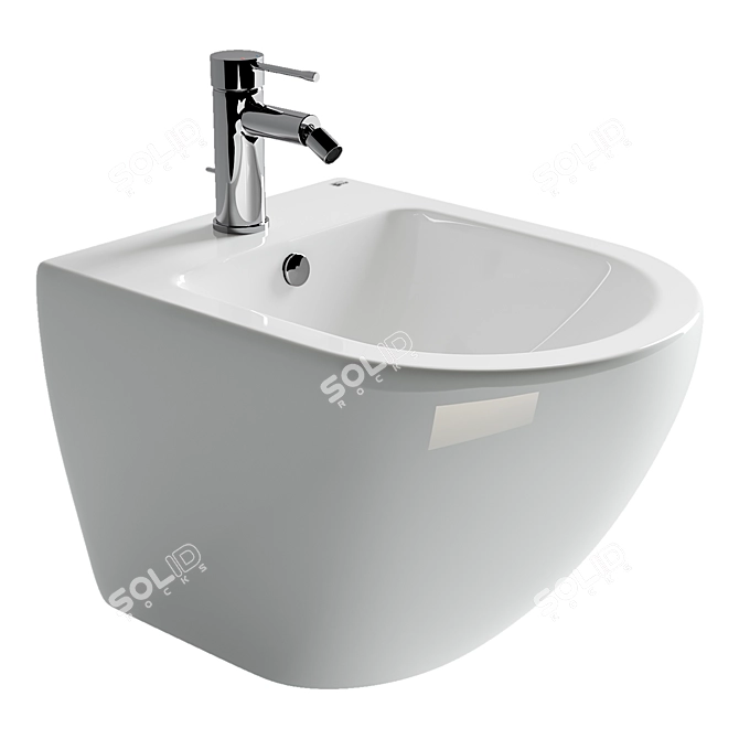 Metropol Hanging Bidet CN4003 by Ceramica Nova 3D model image 1