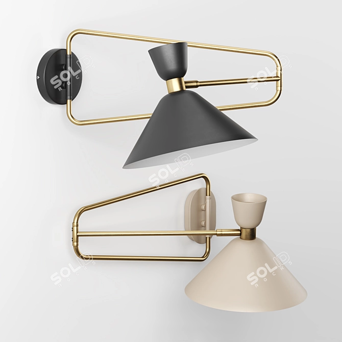 Modern Swivel Lamp: AM.PM Zoticus 3D model image 1