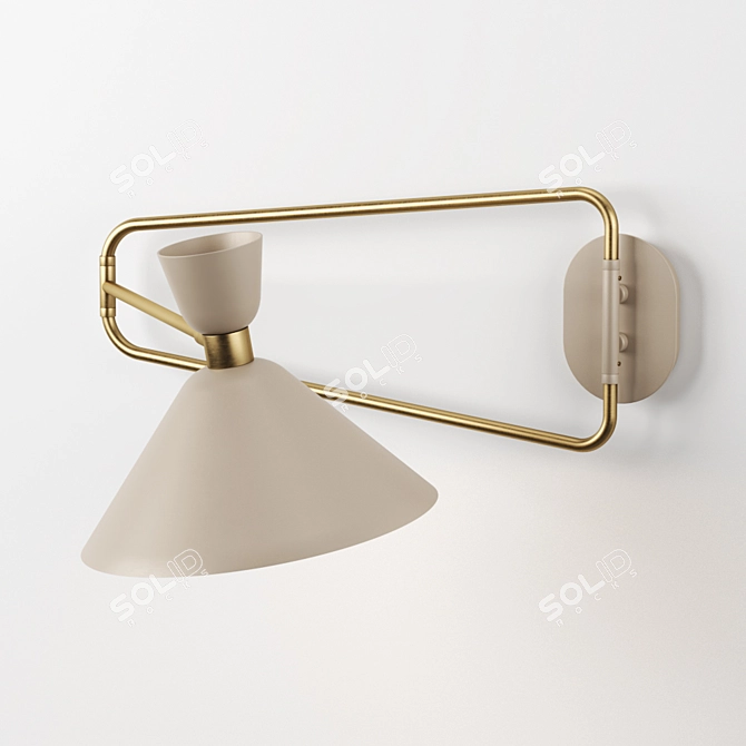 Modern Swivel Lamp: AM.PM Zoticus 3D model image 3