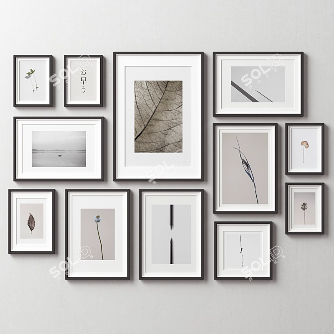 Versatile Picture Frames Collection 3D model image 4